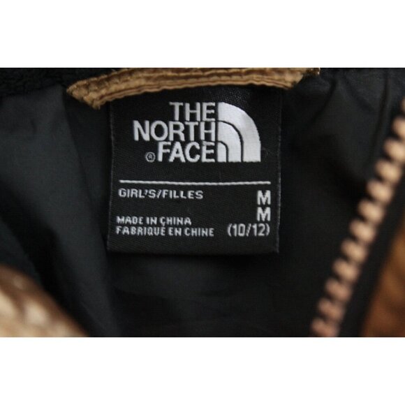 The North Face Girls Jacket 550 Fill Gotham Down Copper Gold Size M - Picture 2 of 16